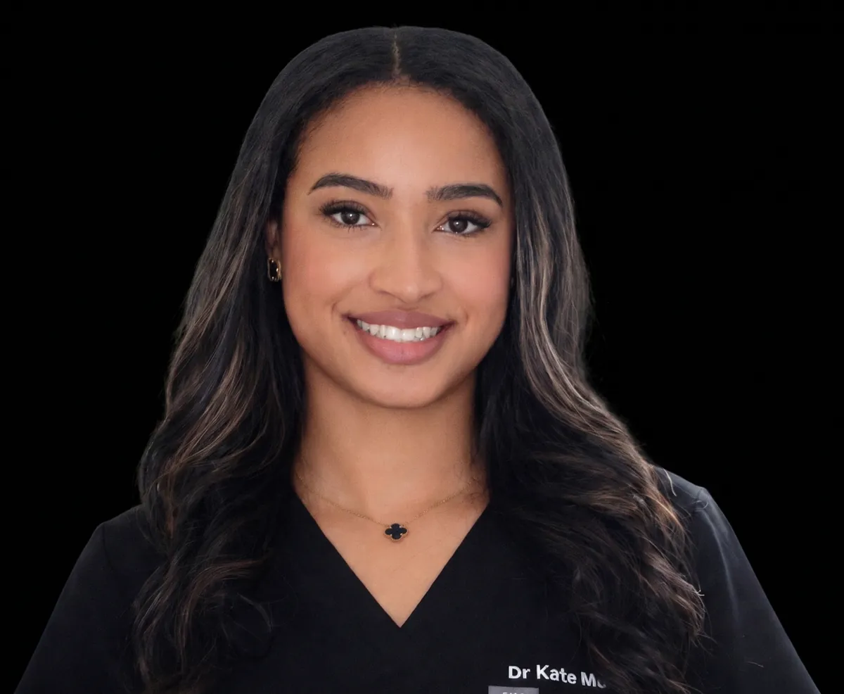 A confident, radiant smile — the kind of transformation Dr. Kate Murphy delivers every day